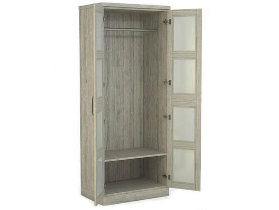 Шкаф Парма (ясень/тополь), 2 створки 2 (фото)
